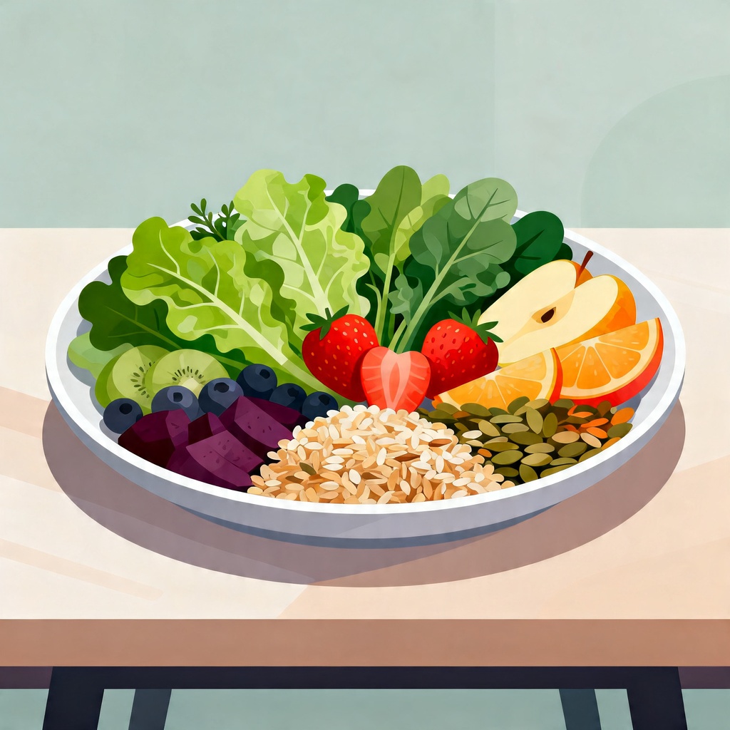 Jak vyplnit talíř zdravými potravinami